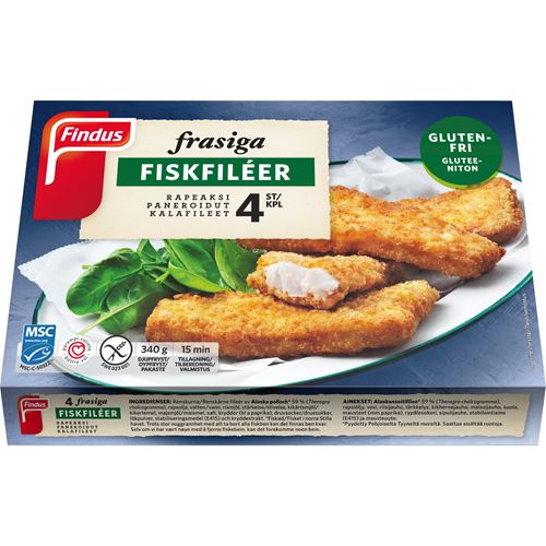 Frasiga Fiskfiler P Frysta Msc M Rkt Findus G N Tmat