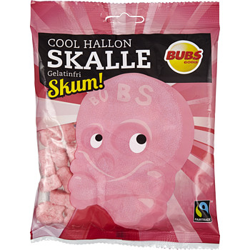 Cool Hallon Skalle Godis Bubs 175g Nätmat