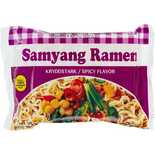 Snabbnudlar Kryddstark 85g Samyang