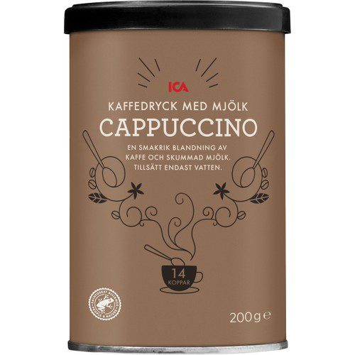 Snabbkaffe Cappuccino 200g ICA