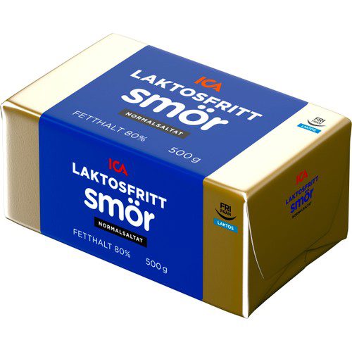 Smör 80% Normalsaltat Laktosfri 500g ICA