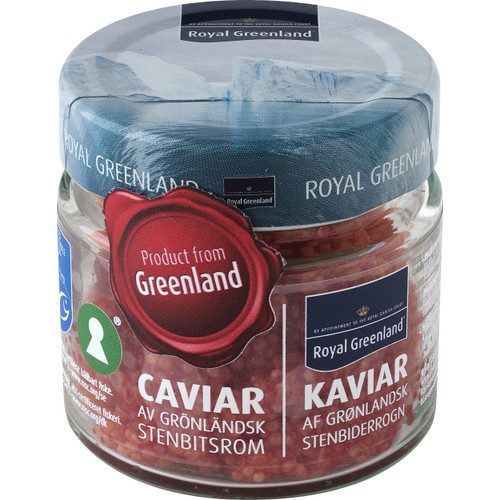 Röd Caviar Av Grönländsk Stenbitsrom
