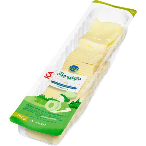 Ost Herrgård 28% Skivad 700g ICA