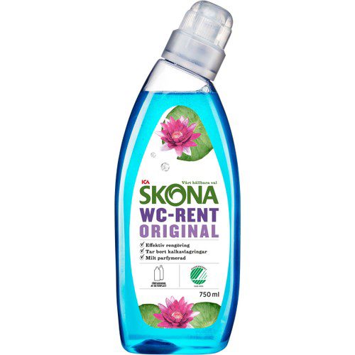Rengöringsmedel Bad WC-rent Original 750ml Miljömärkt ICA Skona
