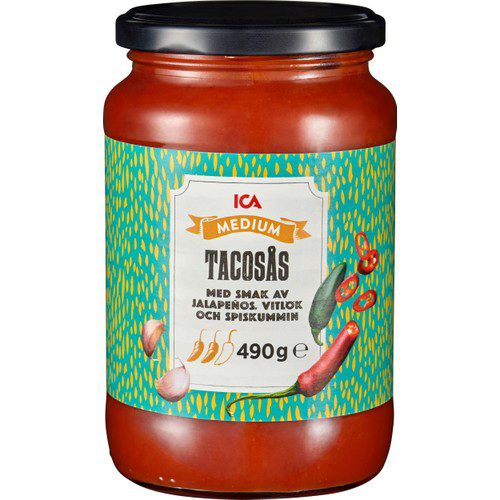 Tacosås Medium 490g ICA