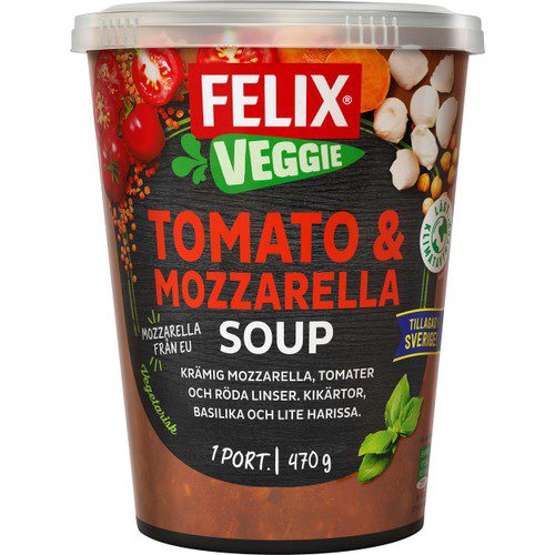 Färdigmat Soppa Tomato & mozzarella 470g Felix