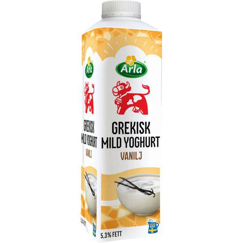 Grekiskyoghurt Mild Vanilj 5,3% 1000g Arla