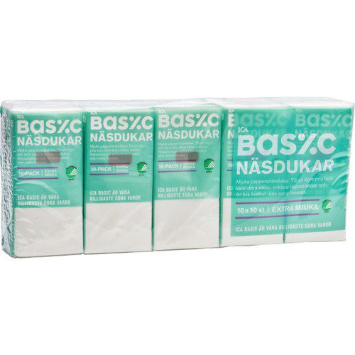 Näsduk 10-p ICA Basic