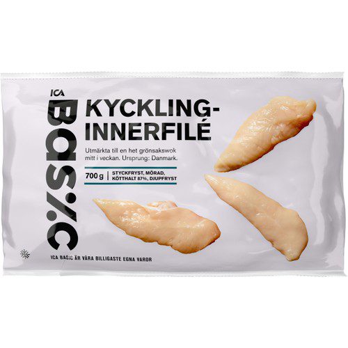 Kycklinginnerfilé 700g ICA Basic | Natmat | Natmat