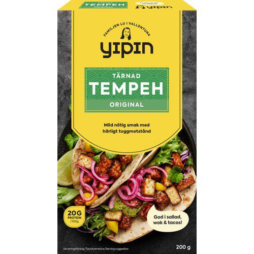 Tempeh Tärnad Naturell Friterad