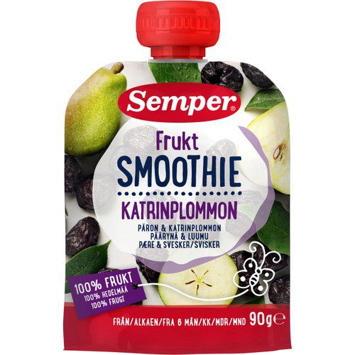 Smoothie Päron/katrinplommon Från 6 Månader