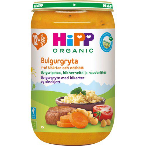 Bulgurgryta Kikärtor/nötkött Från 12m