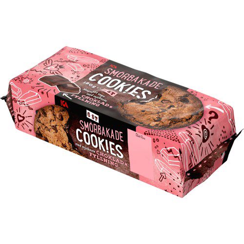 Cookies Smörbakade Choklad 180g ICA