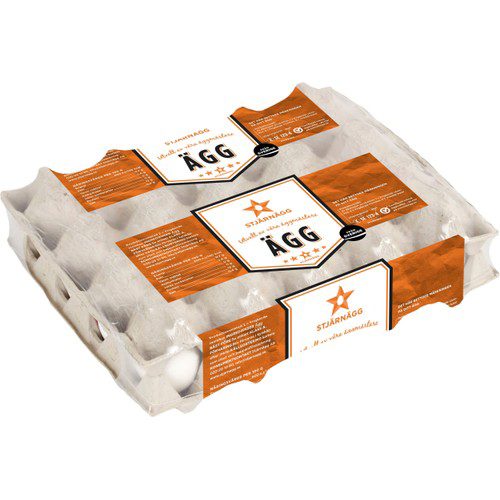 Ägg frigående l/xl 20-p Stjärnägg