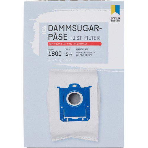 Dammsugarpåse 1800  5-p ICA