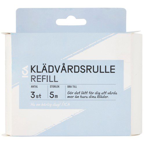Klädvårdsrulle Refill 3-p ICA