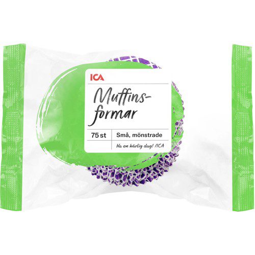 Muffinsformar mönstrade 75-p ICA