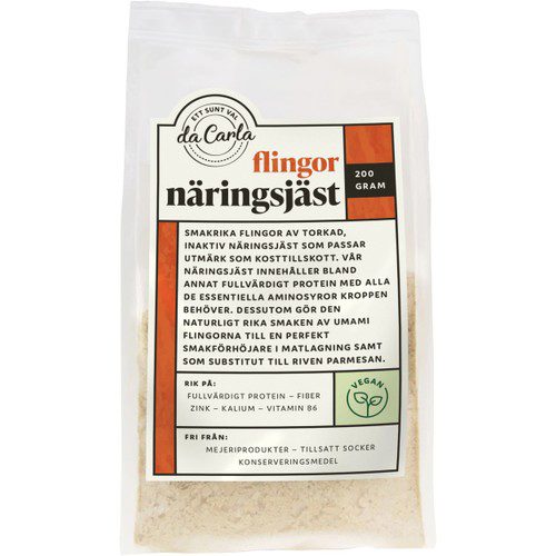 Da Carla Näringsjäst Vegan Flingor 200 g