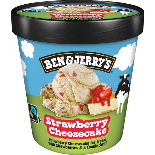 Glass Strawberry Cheesecake 465ml Ben & Jerrys