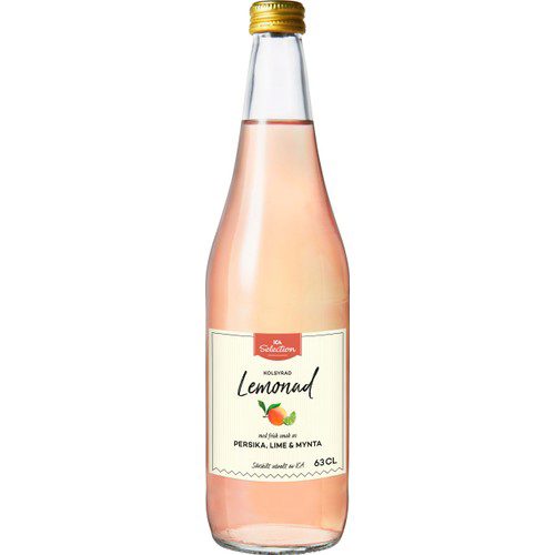 Lemonad Persika Lime & Mynta 63cl ICA Selection