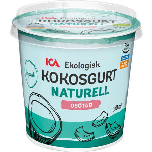 Kokosgurt naturell Ekologisk 350ml ICA