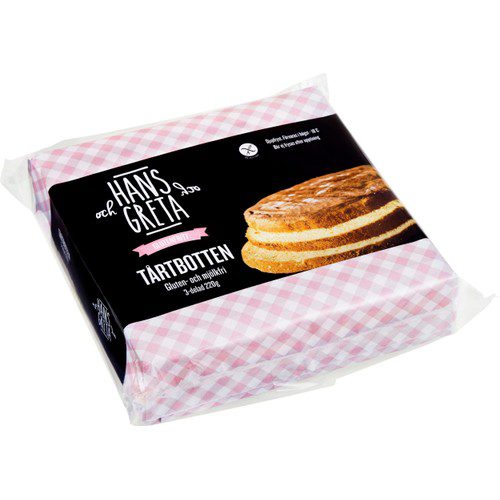 Tårtbott Glutenfri 3-del 220g Hans och Greta