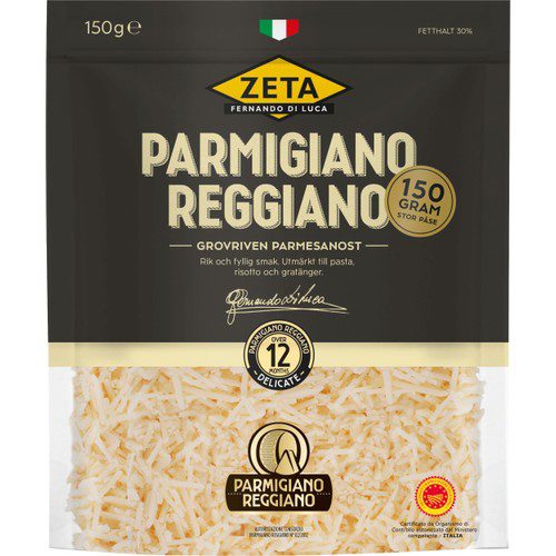 Parmesan Grovriven 150g Parmigiano Reggiano