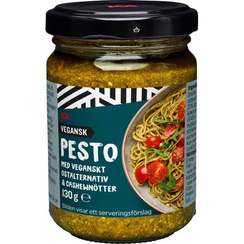 Pesto Basilika med Vegansk Ost 130g ICA