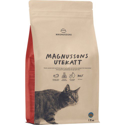 Kattmat Torrfoder Utekatt 1,8kg Magnussons