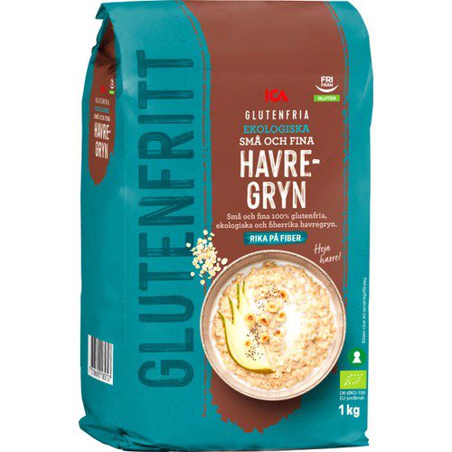 Havregryn Glutenfri Ekologisk 1000g ICA