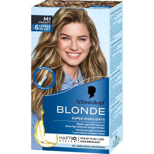 Hårfärg Blonde M1 Super Slingor 1-p Schwarzkopf