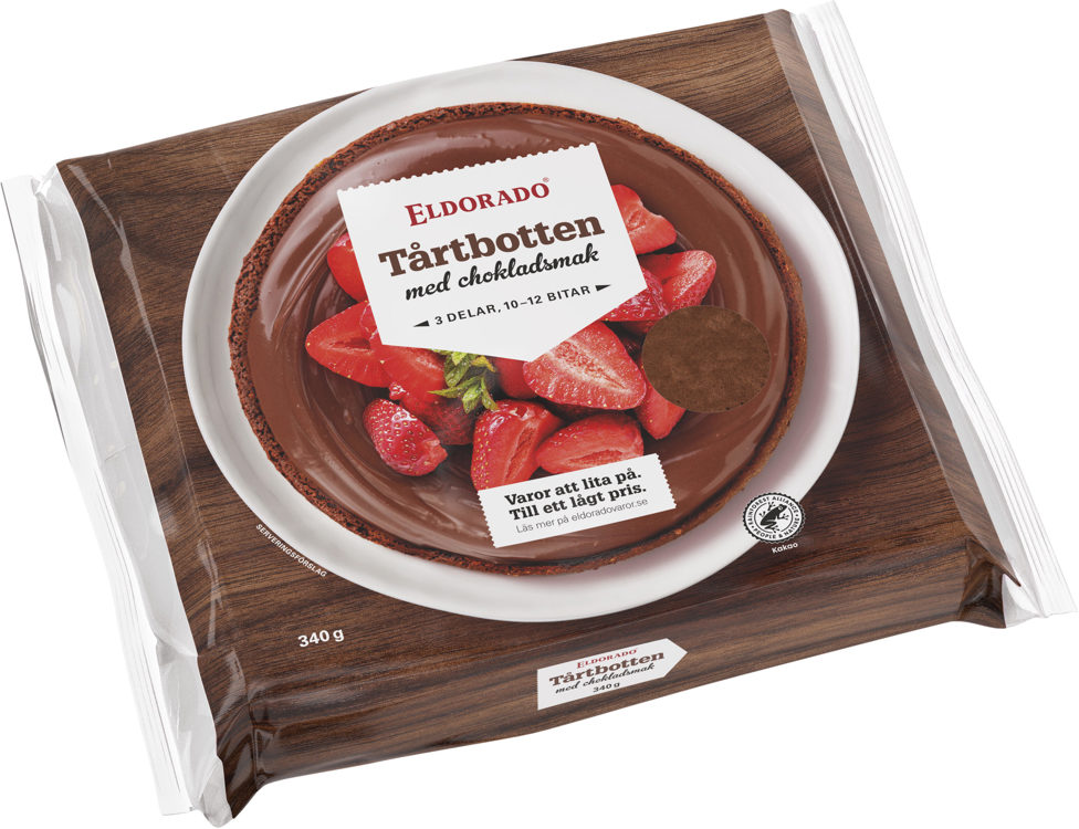 Tårtbotten Choklad 3-delad