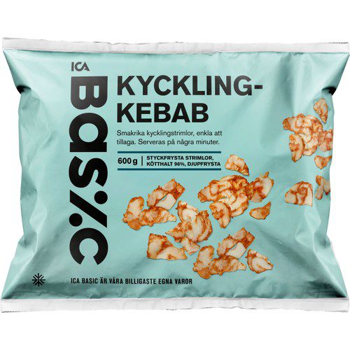Kycklingkebab 600g ICA Basic