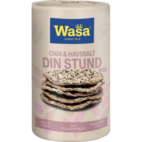 Knäckebröd Din Stund Mini Chia & Havssalt 270g Wasa