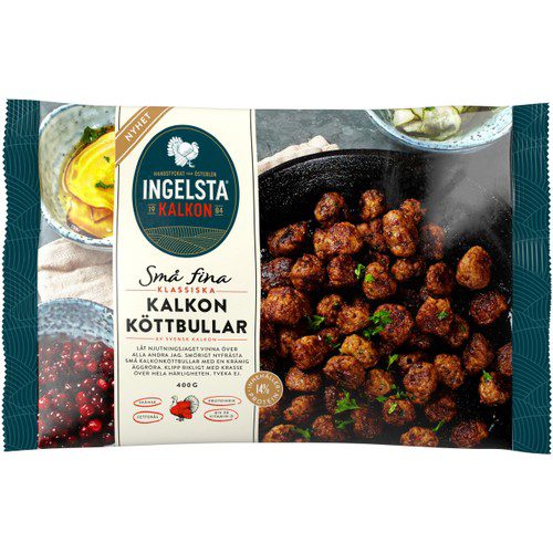 Små fina kalkonköttbullar 400g Ingelsta Kalkon
