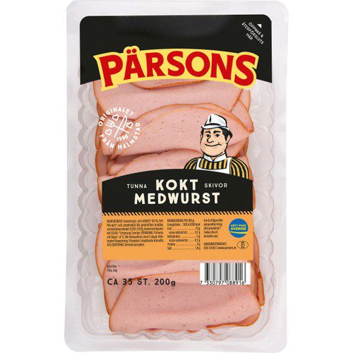 Medwurst Kokt 200g Pärsons