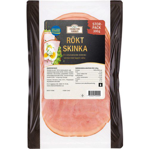 Skinka Rökt 300g Charkuterifabriken