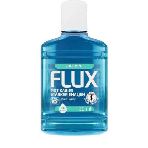 Fluorskölj Soft Mint Travel 0,2% flour 90ml Flux