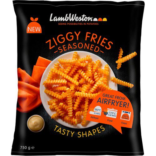 Ziggy Seasoned Fries 750g Lamb weston