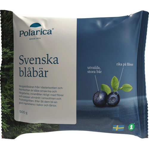 Blåbär Fryst 500g Polarica