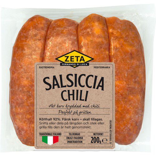Salsiccia Chili 200g Zeta