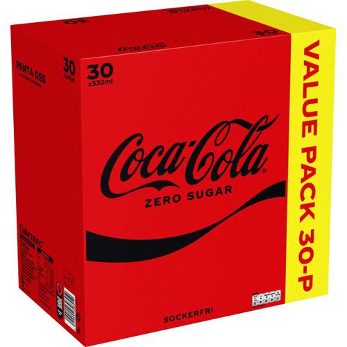 Cola Zero Burk 33cl 30p Coca-Cola