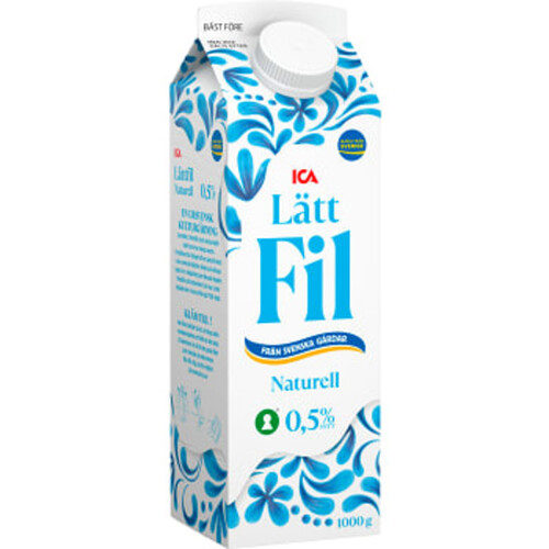 Lättfil Naturell 0,5% 1kg ICA