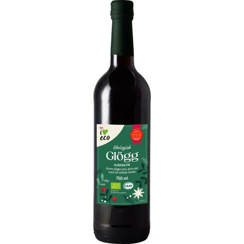 Alkoholfri Glögg 75cl KRAV ICA I love eco