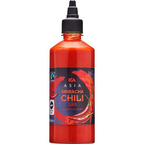 Chilisås Sriracha hot 450ml Fairtrade ICA