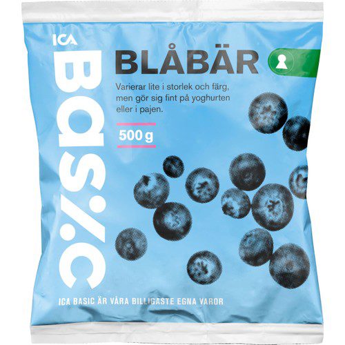 Blåbär odlade 500g ICA Bsc