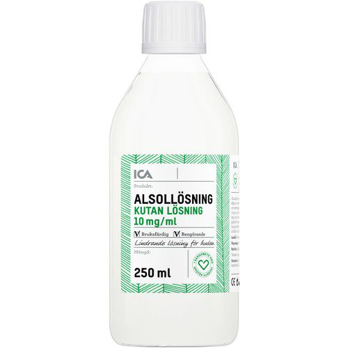 Alsollösning 250ml ICA Hjärtat