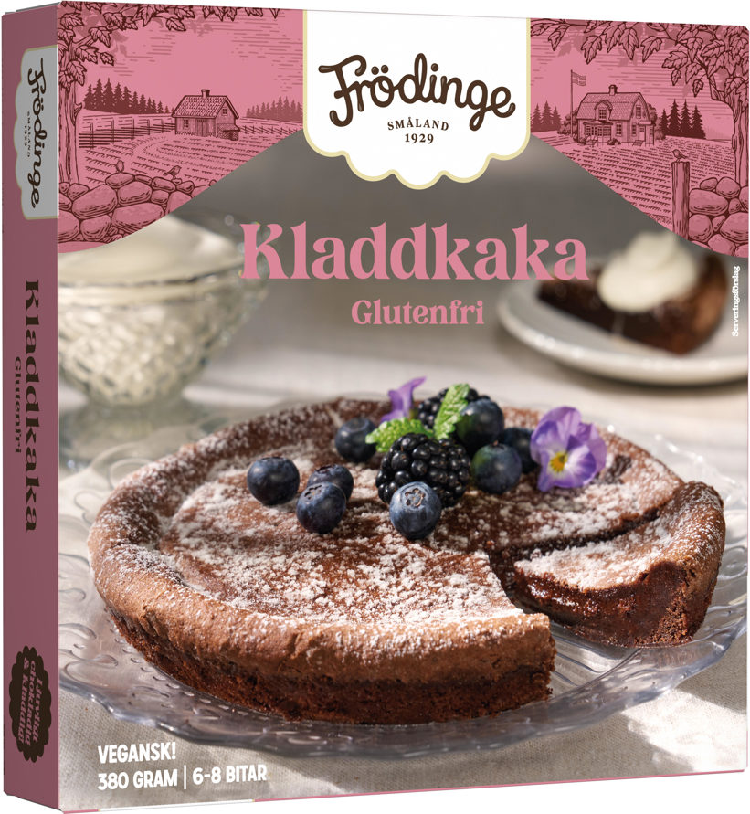 Kladdkaka Vegansk, Fryst Glutenfri