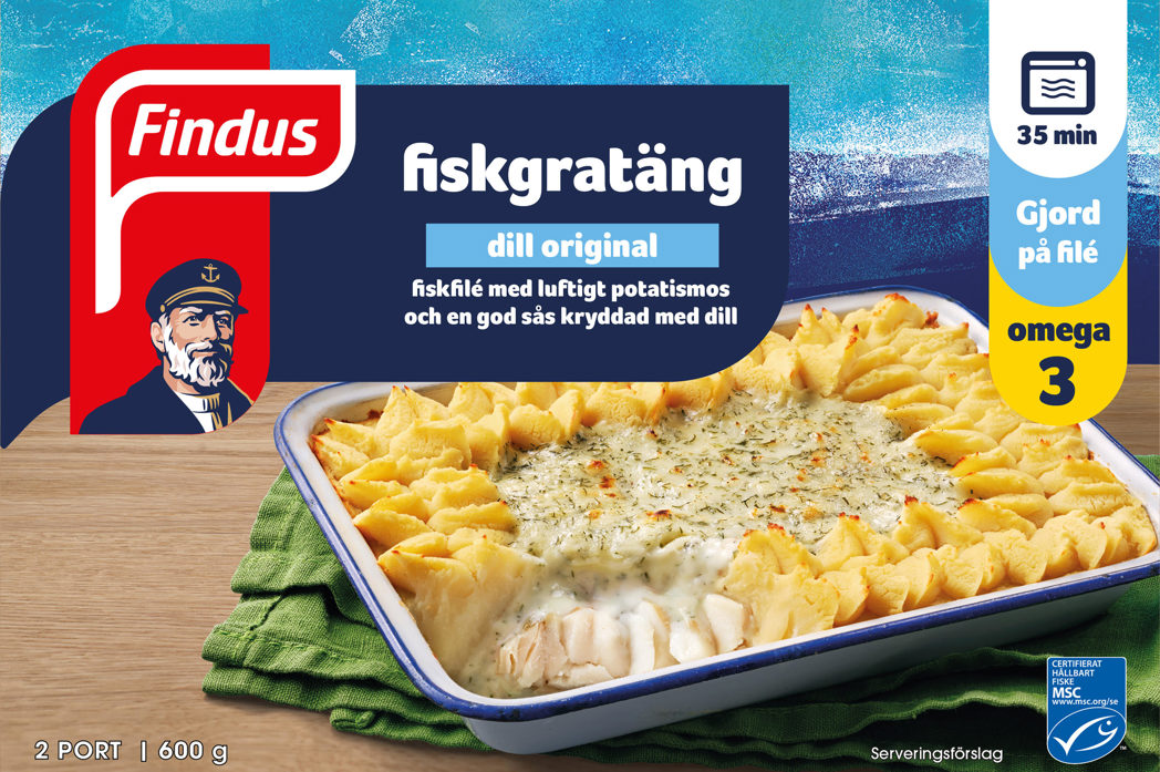 Fiskgratäng Dill, Fryst