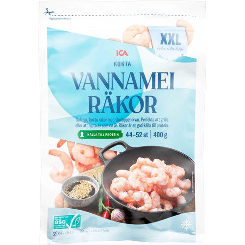 Vannameiräkor XXL 400g ICA
